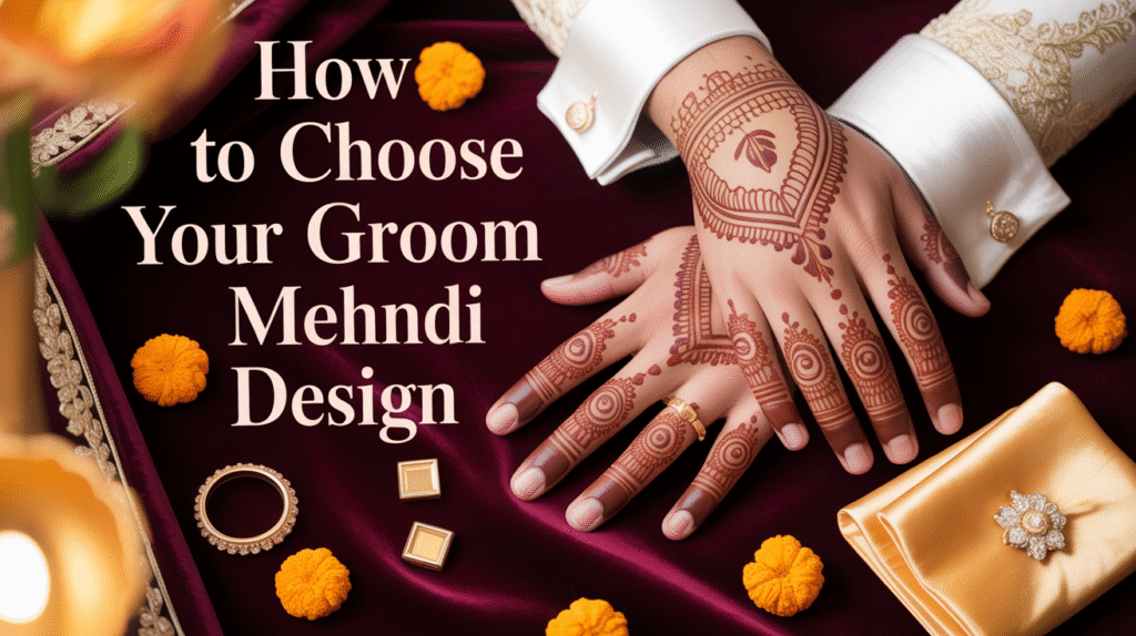 How to Choose Your Groom Mehndi Design