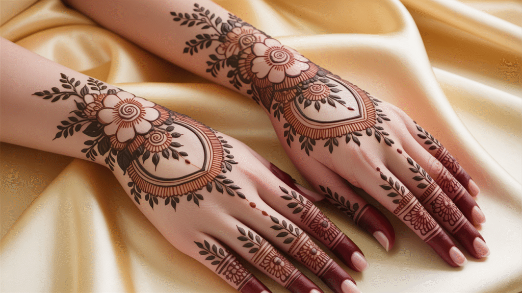 Double-Layered Floral Art with Open Spaces