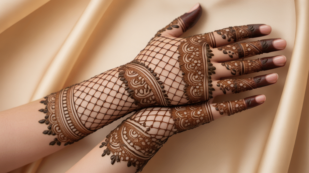Jali (Net) Back Side Mehndi Designs