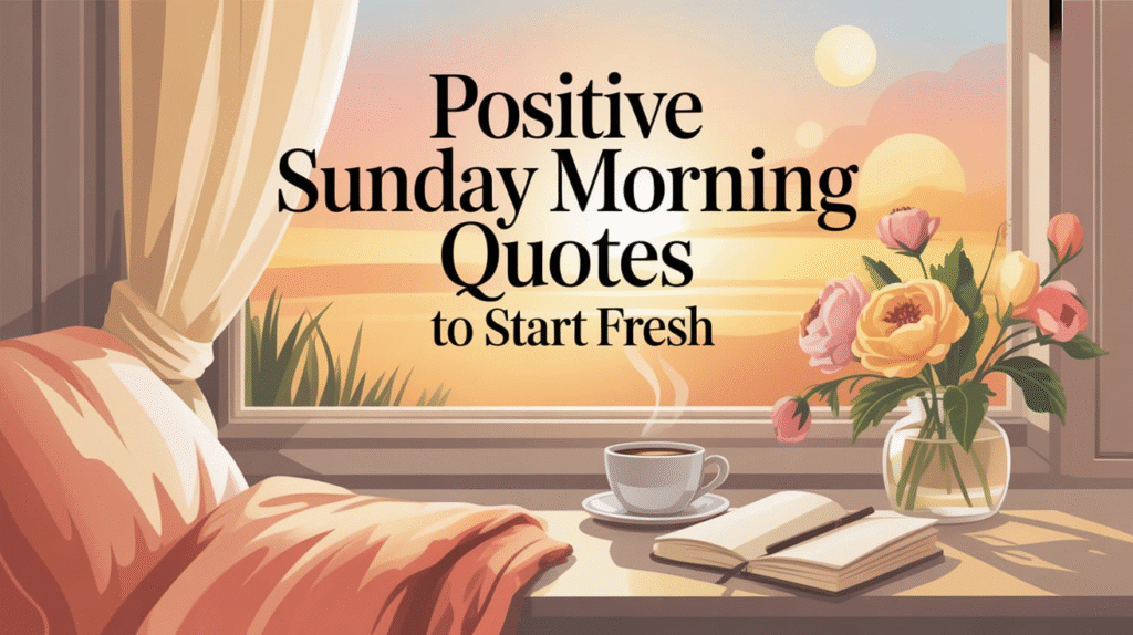 Positive Sunday Morning Quotes to Start Fresh