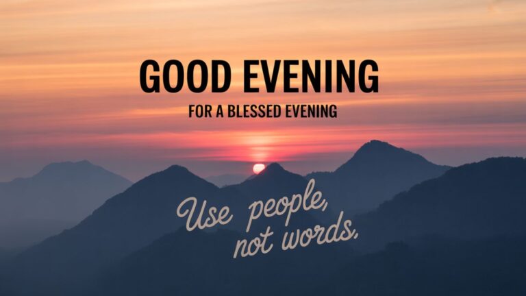 Good Evening Quotes