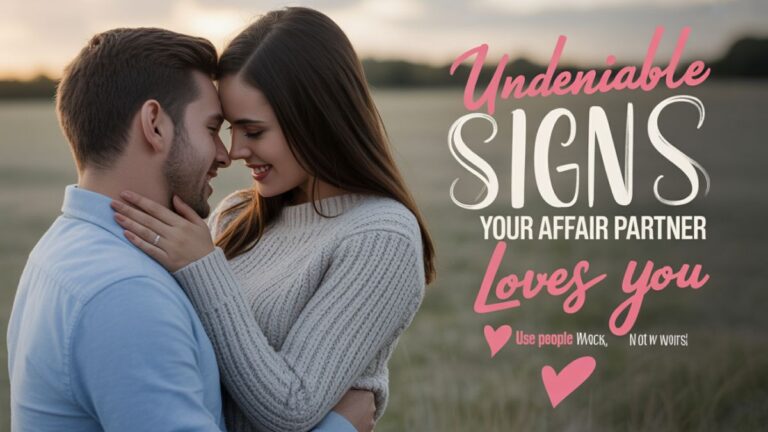Undeniable Signs Your Affair Partner Loves You