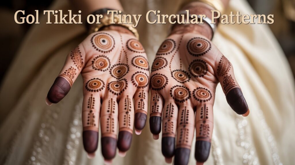 Gol Tikki or Tiny Circular Patterns