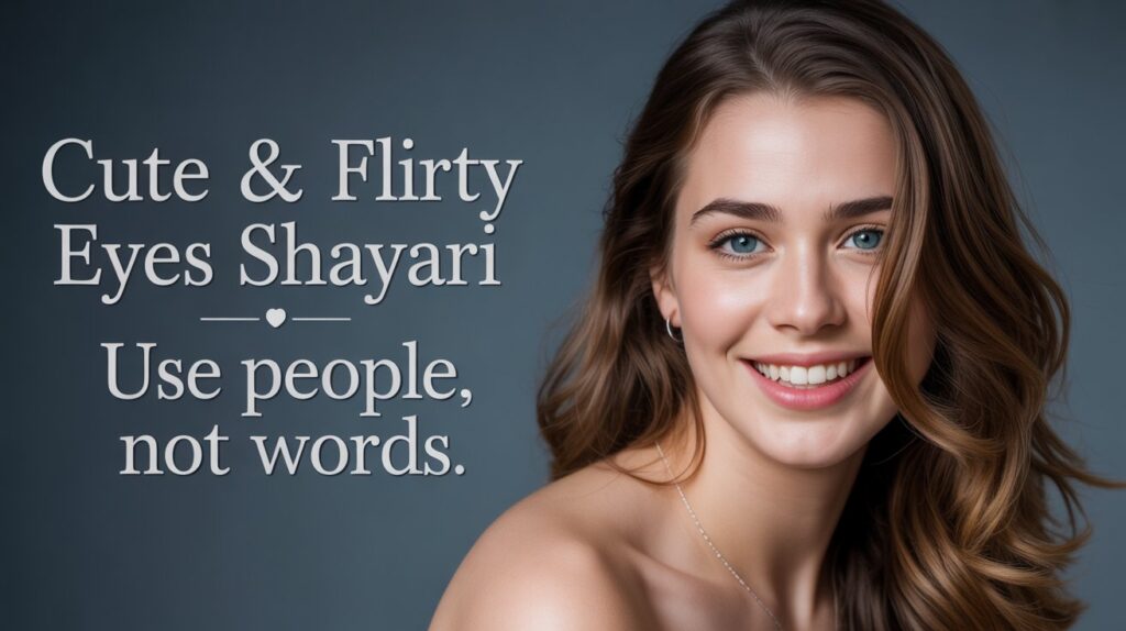 Cute & Flirty Eyes Shayari