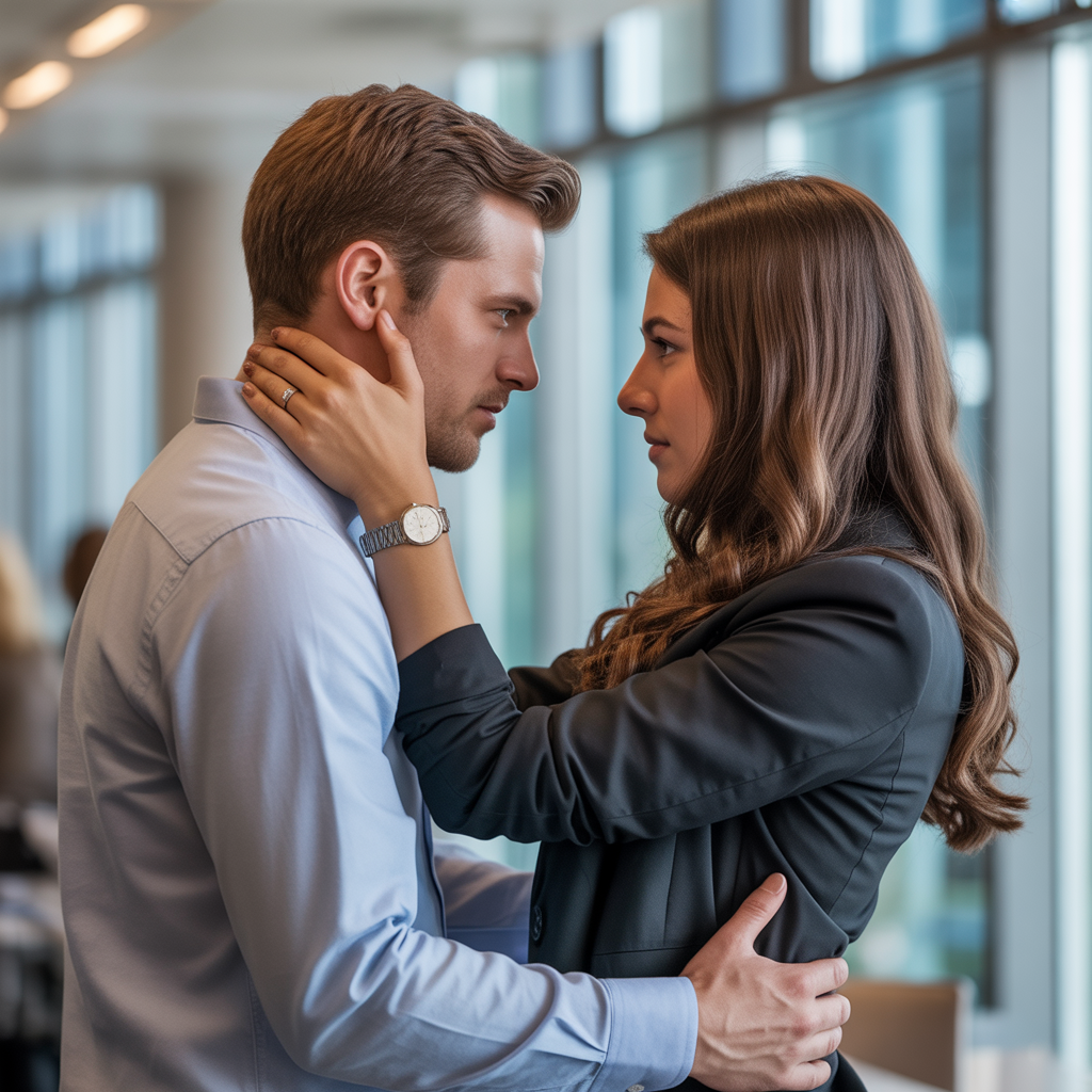 Their body language is open and inviting