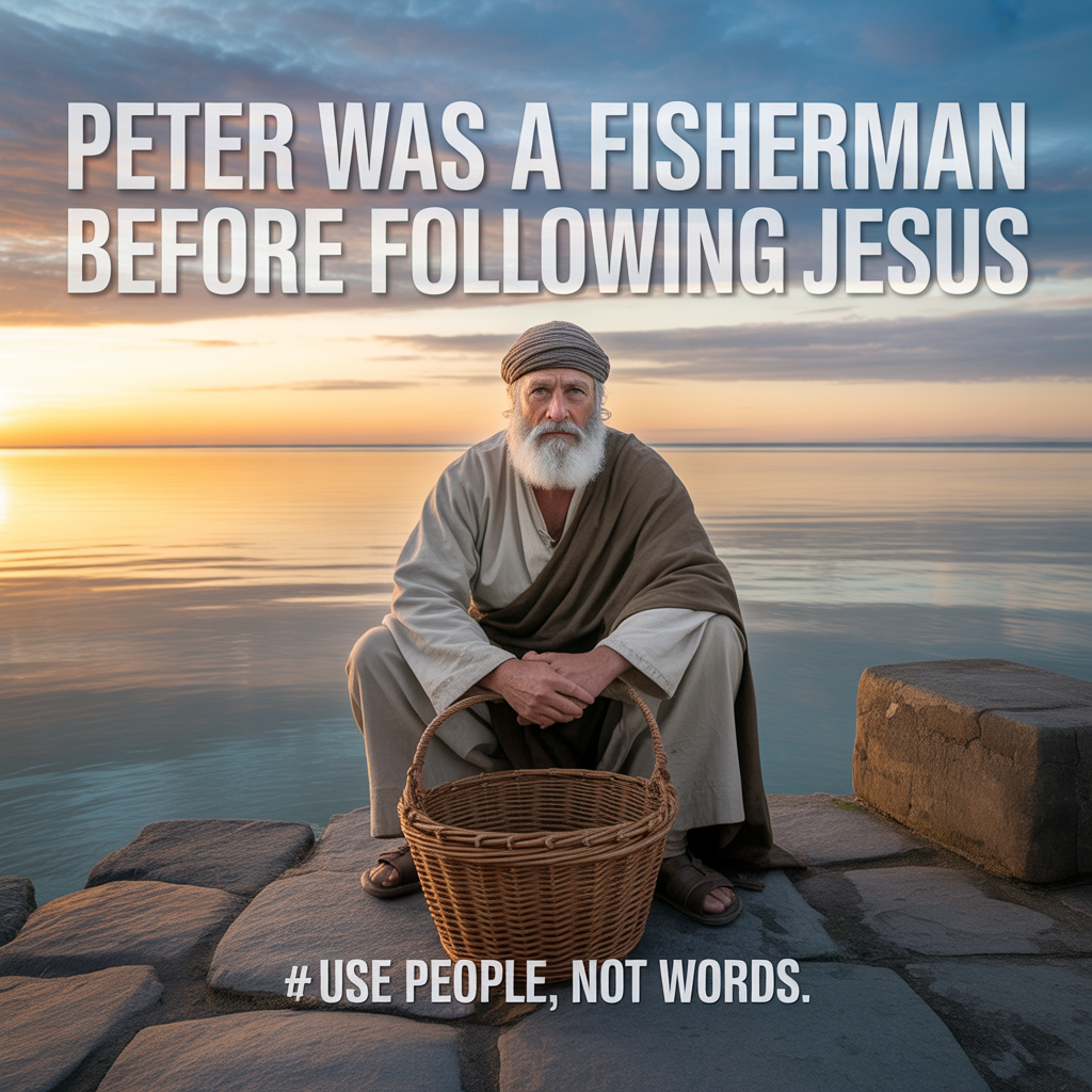 Peter Was a Fisherman Before Following Jesus