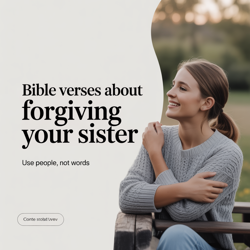 Bible Verses About Forgiving Your Sister