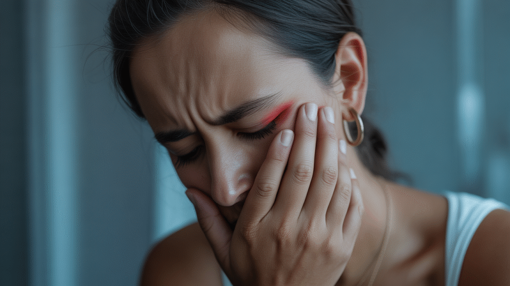 Deep emotional hurt — silent but heavy