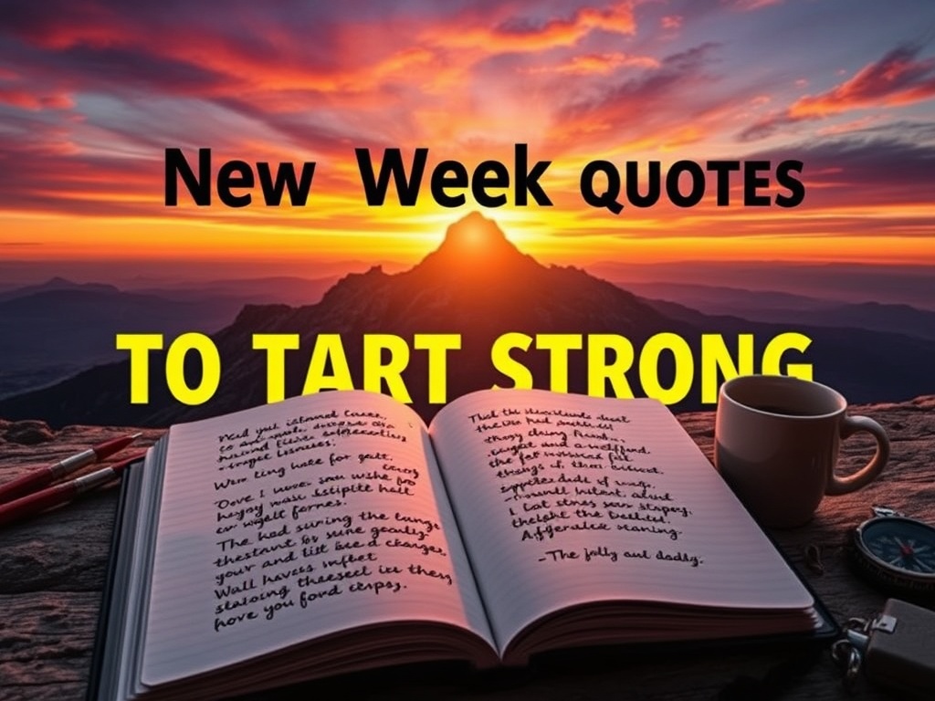 Inspirational New Week Quotes to Start Strong